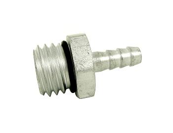 Billet aluminum pulse fitting.