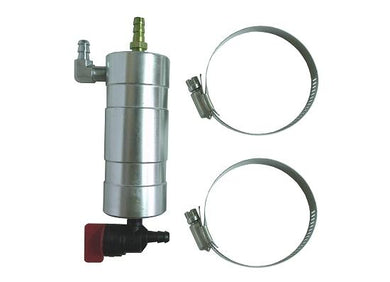 Aluminum Catch Tank, Silver